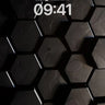 Shadowed Hexagon Wallpaper with Textured Depth wallpaper for iPhone, iPad & Mac