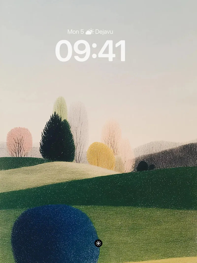 Serene Pastel Landscape Wallpaper wallpaper for iPhone, iPad & Mac