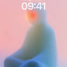 Serene Glow Wallpaper with Ethereal Form wallpaper for iPhone, iPad & Mac