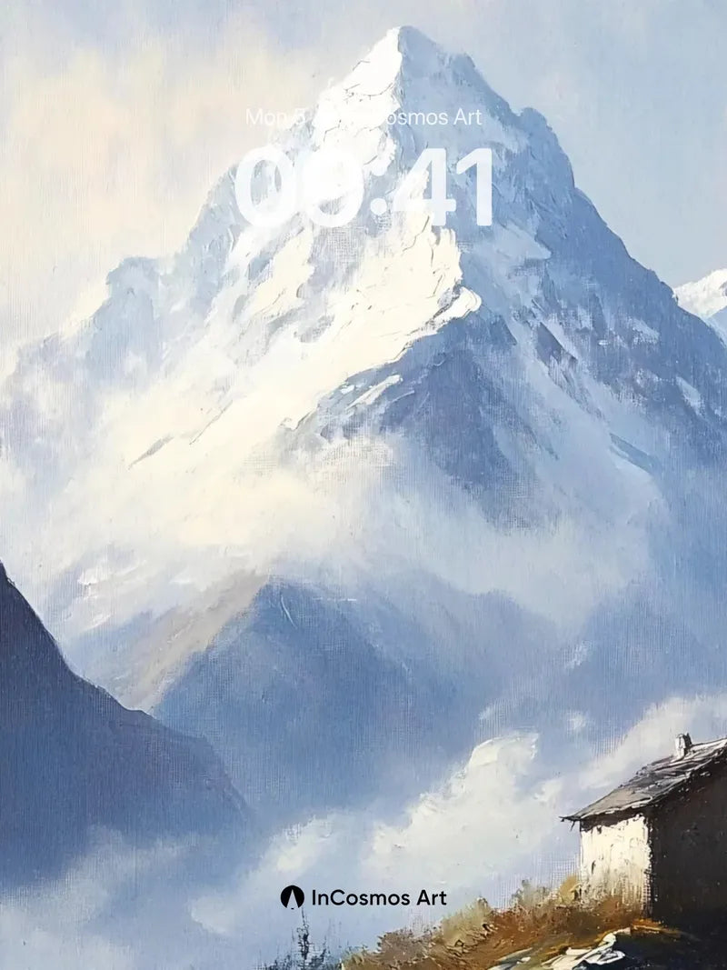 Serenity Peak Wallpaper with Alpine Whisper