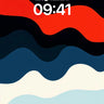 Fiery Wave Wallpaper with Liquid Depth wallpaper for iPhone, iPad & Mac