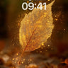 Golden Vein Wallpaper with Floating Light wallpaper for iPhone, iPad & Mac