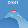 Serene Blue Waves Wallpaper wallpaper for iPhone, iPad & Mac