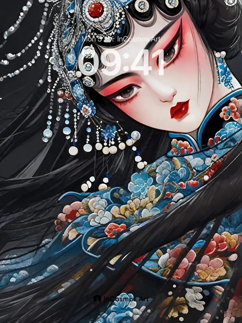 Velvet Reverie Wallpaper with Jade Threads