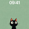 Quiet Watcher Wallpaper with Feline Focus wallpaper for iPhone, iPad & Mac