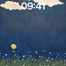Solitary Bloom Wallpaper with Clouded Depths wallpaper for iPhone, iPad & Mac