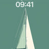 Serenity Sail Wallpaper with Whispering Reflections wallpaper for iPhone, iPad & Mac