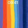 Rainbow Brushstroke Gradient Wallpaper Background