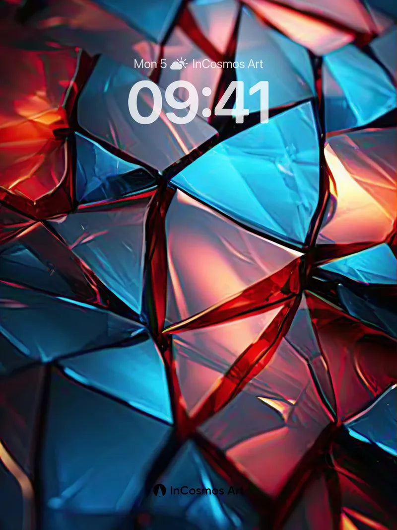 Fractal Ember Wallpaper with Shattered Light