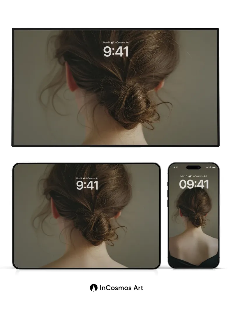 Silken Stillness Wallpaper with Hidden Knots