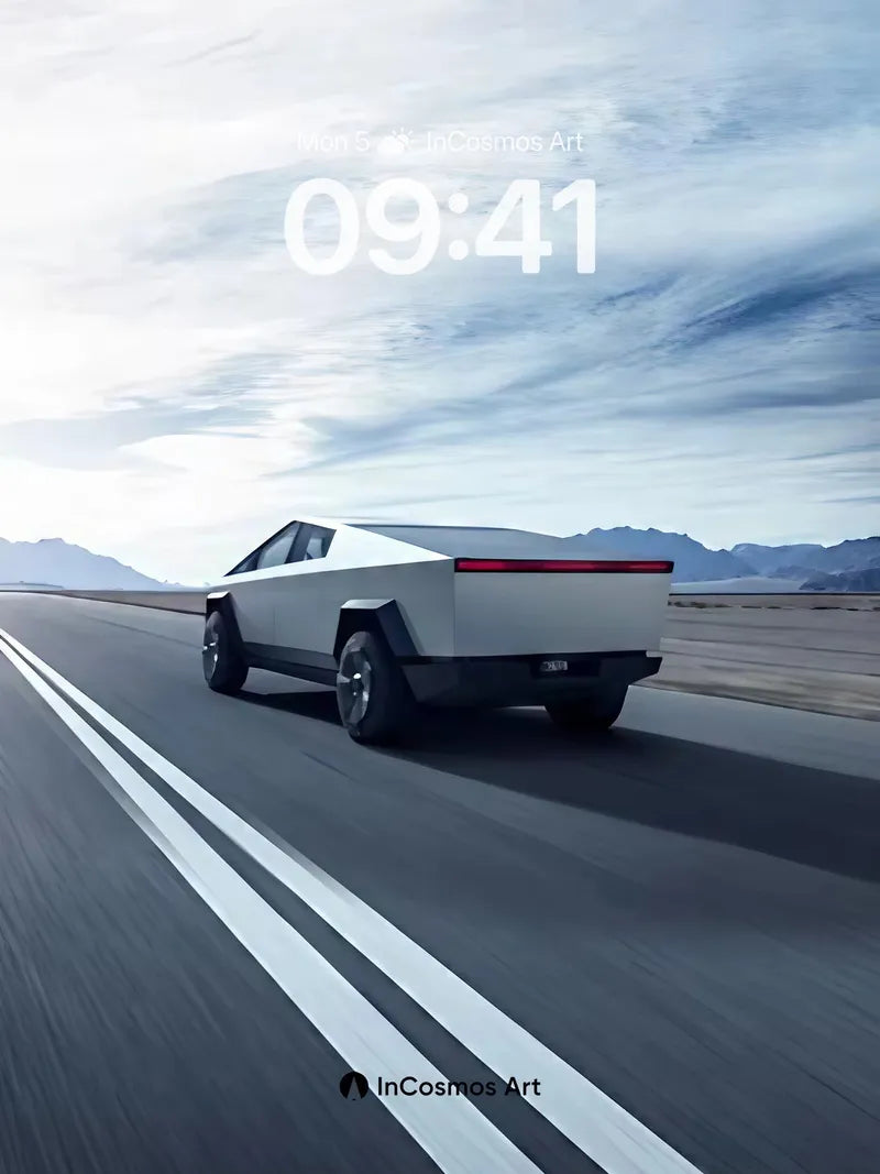 Futurist Edge Wallpaper with Angular Light