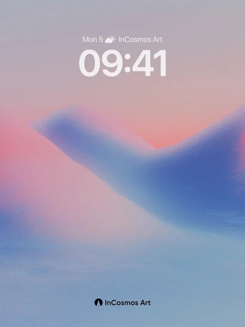 Serenity Wave Wallpaper with Ethereal Hues