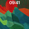 Ember-Weave Wallpaper with Mountain Pulse wallpaper for iPhone, iPad & Mac