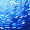 Blue Fish School Wallpaper 4K for iPhone Lock Screen wallpaper for iPhone, iPad & Mac