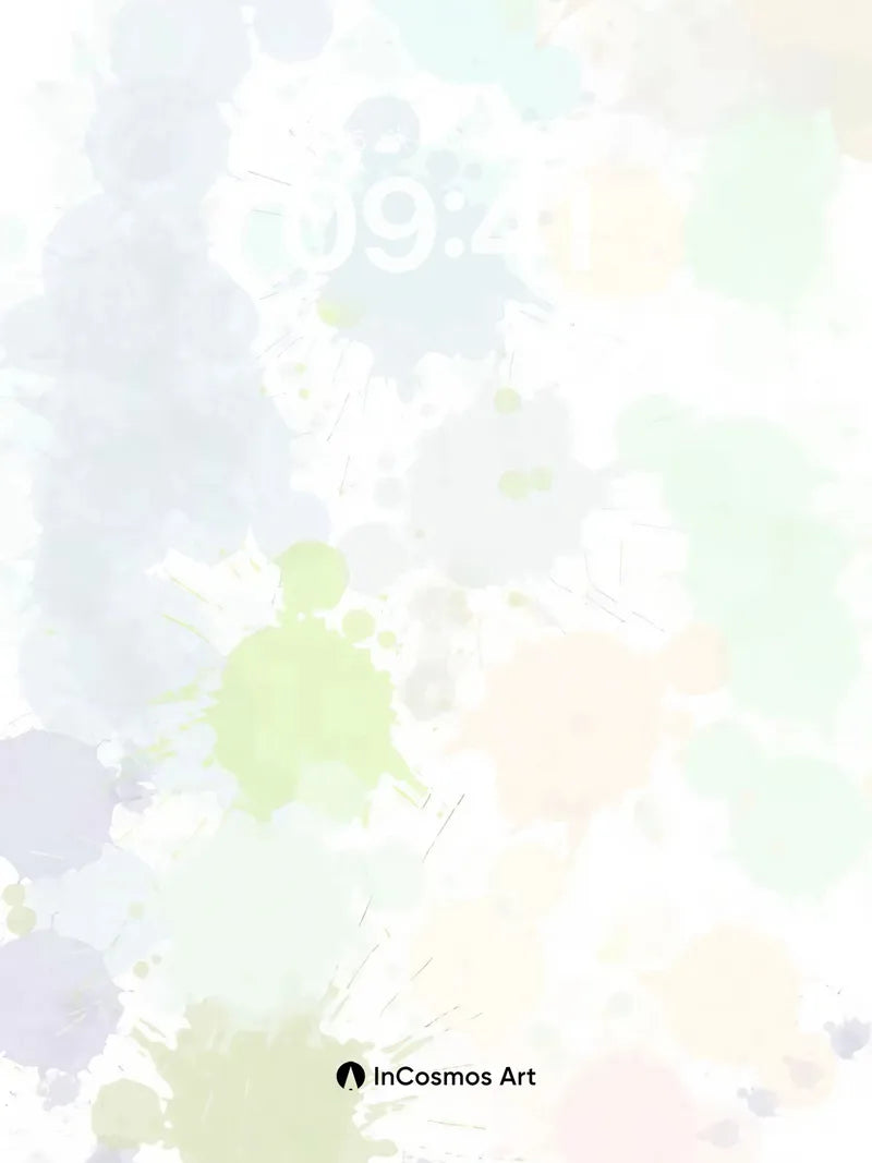 Serene Watercolor Splash Wallpaper with Ethereal Hues