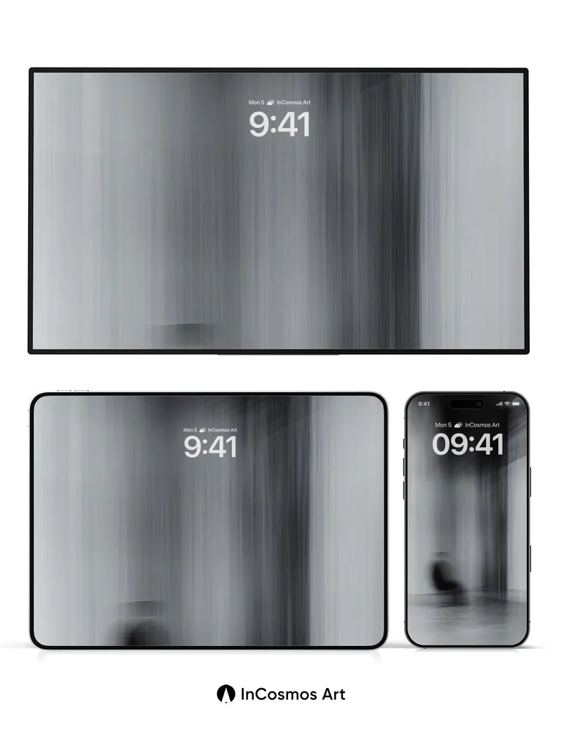 Shadowed Silence Wallpaper with Ghostly Motion