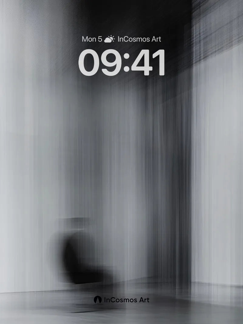 Shadowed Silence Wallpaper with Ghostly Motion