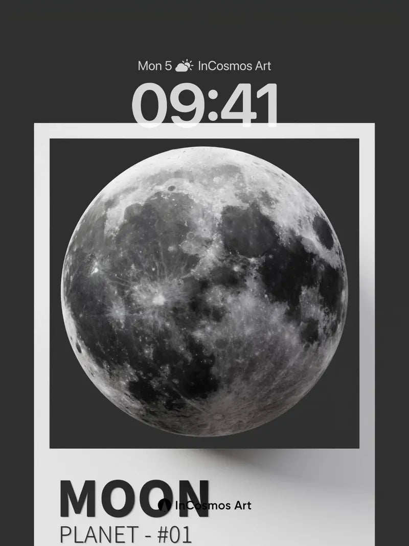 Silent Crater Wallpaper with Lunar Depth