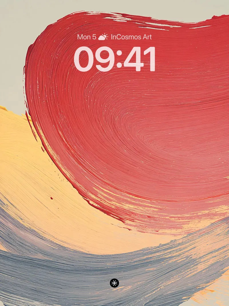 Fluid Harmony Abstract Wallpaper with Soft Gradient Flow wallpaper for iPhone, iPad & Mac