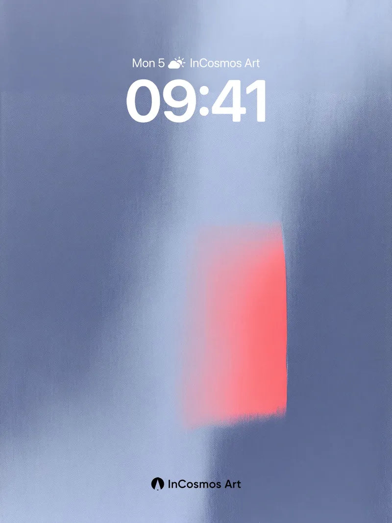 Hazy Pulse Wallpaper with Crimson Core