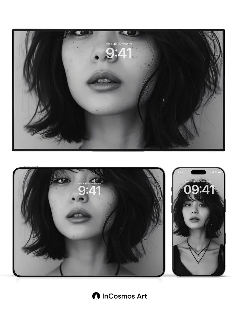 Silent Shadow Wallpaper with Soft Light