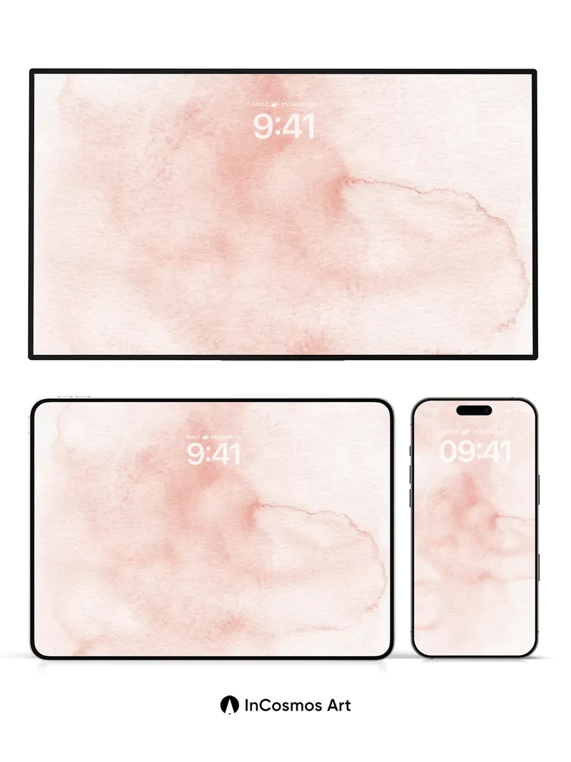 Whispering Bloom Wallpaper with Ethereal Veil