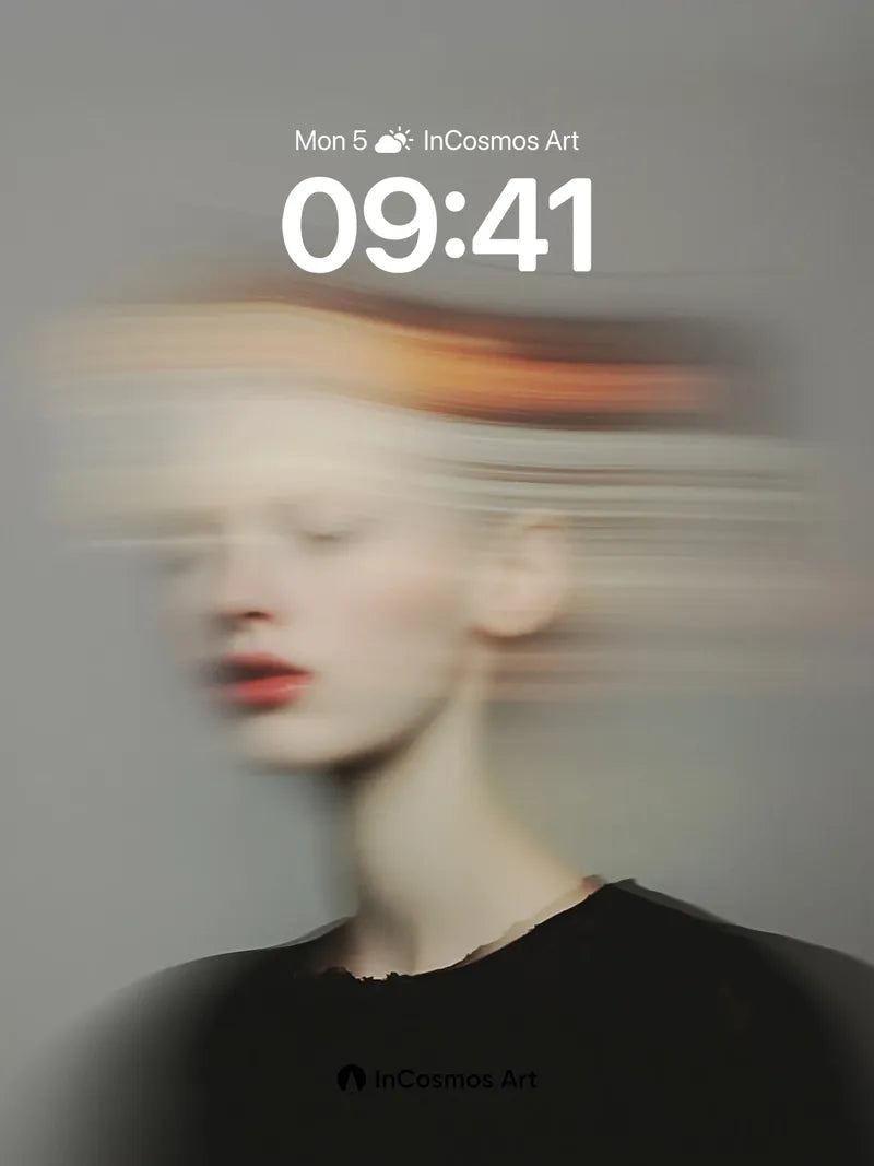 Blurred Motion Wallpaper with Ethereal Light Trails