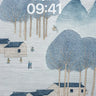 Winter Village Serenity Wallpaper wallpaper for iPhone, iPad & Mac