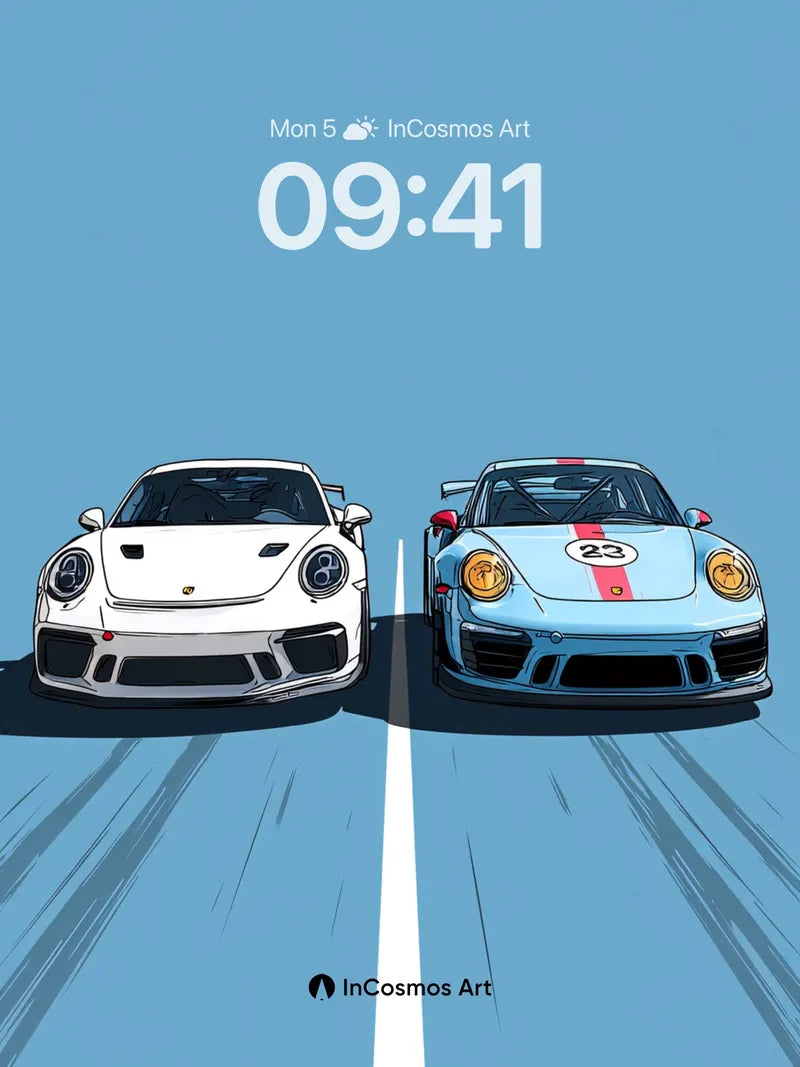 Speed Mirage Wallpaper with Racing Lines