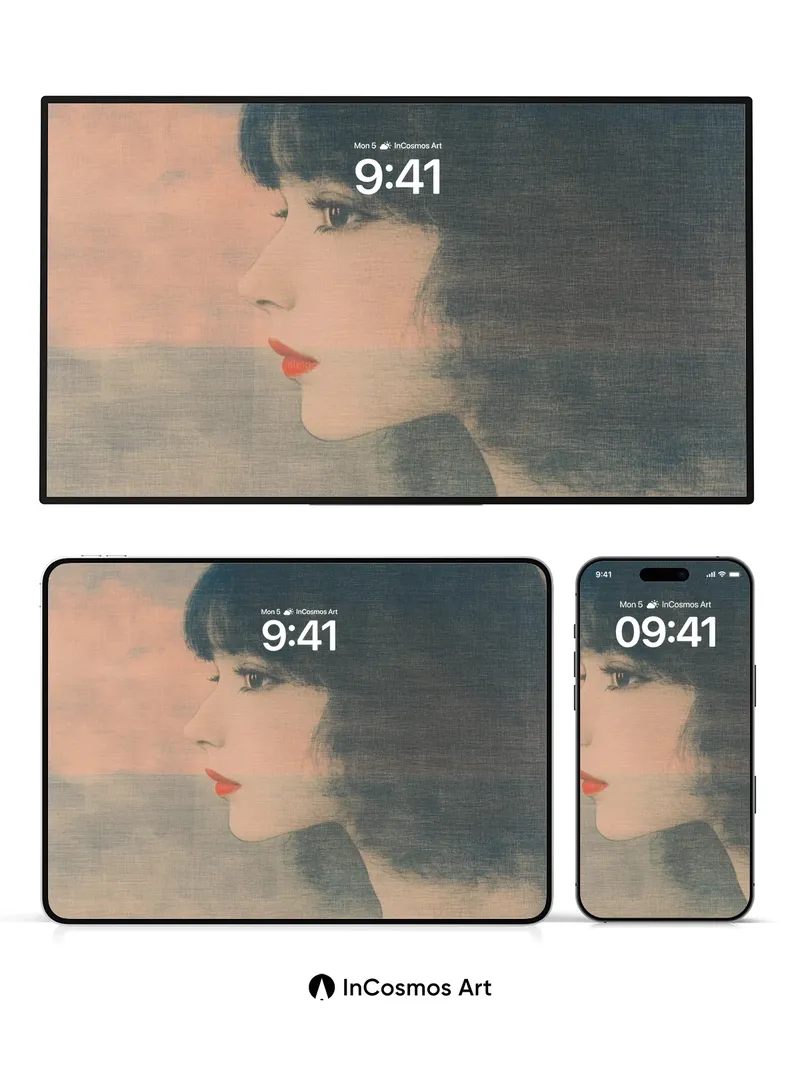 Silken Shadow Wallpaper with Whispering Hues