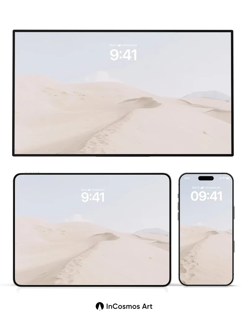 Serenity Trail Wallpaper with Whispering Dunes