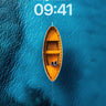 Serenity Drift Wallpaper with Wooden Solitude wallpaper for iPhone, iPad & Mac