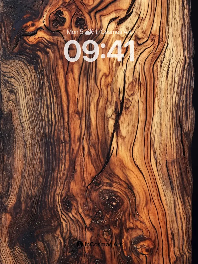 Whispering Grain Wallpaper with Living Veins