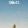 Serenity Weeping Willow Wallpaper with Soft Sky Gradient wallpaper for iPhone, iPad & Mac