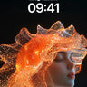 Luminous Veil Wallpaper with Starlight Texture wallpaper for iPhone, iPad & Mac