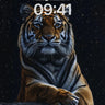 Stellar Tiger Wallpaper with Cosmic Gaze wallpaper for iPhone, iPad & Mac